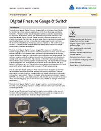 Thumbnail of document Data Sheet - EN Digital Pressure Gauge/Switch